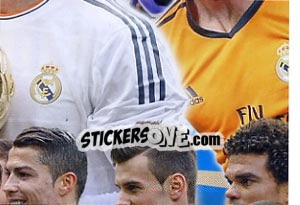 Sticker Cristiano Ronaldo - Balón de oro - Real Madrid 2013-2014 n. 172 - Panini