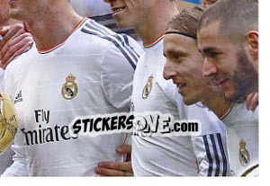 Sticker Cristiano Ronaldo - Balón de oro - Real Madrid 2013-2014 n. 174 - Panini