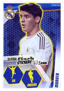 Sticker Morata - Real Madrid 2013-2014 n. 184 - Panini