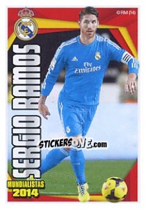Sticker Sergio Ramos - Real Madrid 2013-2014 n. 190 - Panini