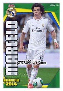 Figurina Marcelo - Real Madrid 2013-2014 - Panini