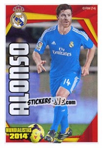 Sticker Xabi Alonso - Real Madrid 2013-2014 n. 194 - Panini