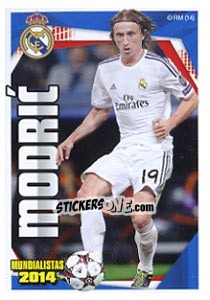 Cromo Luka Modric - Real Madrid 2013-2014 - Panini