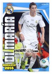 Sticker Angel Di María - Real Madrid 2013-2014 - Panini