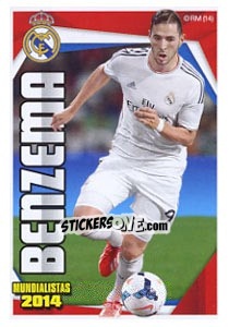 Sticker Karim Benzema - Real Madrid 2013-2014 n. 197 - Panini