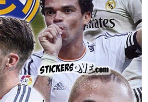 Sticker Poster - Real Madrid 2013-2014 - Panini