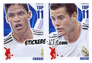 Sticker Varane / Nacho Fernández - Real Madrid 2013-2014 - Panini