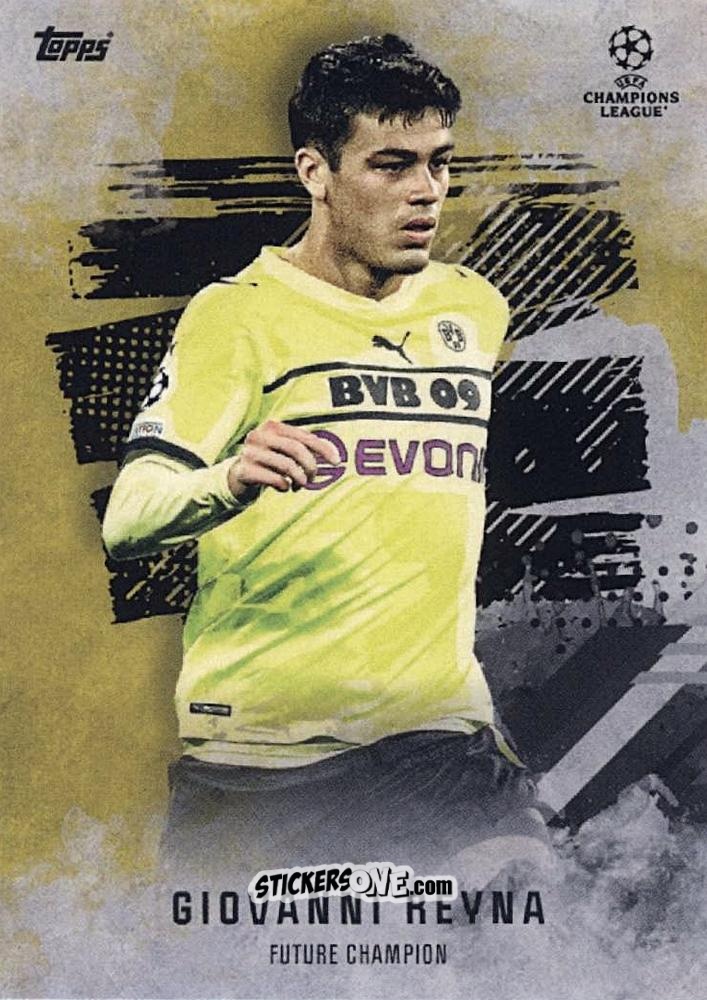 Figurina Gio Reyna - Future Champions by Mason Mount 2021-2022
 n. 35 - Topps