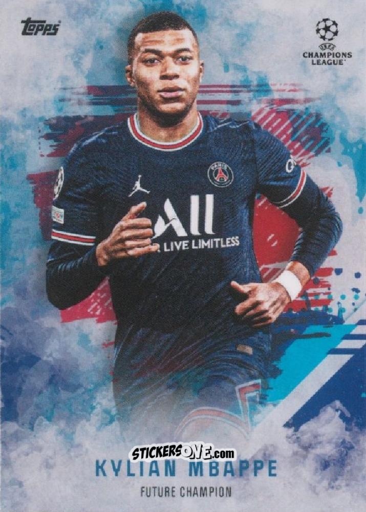 Figurina Kylian Mbappe - Future Champions by Mason Mount 2021-2022
 n. 41 - Topps