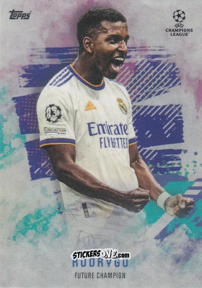 Cromo Rodrygo - Future Champions by Mason Mount 2021-2022
 n. 50 - Topps