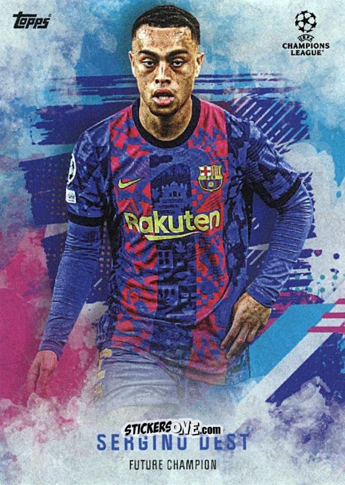 Figurina Sergino Dest - Future Champions by Mason Mount 2021-2022
 n. 53 - Topps
