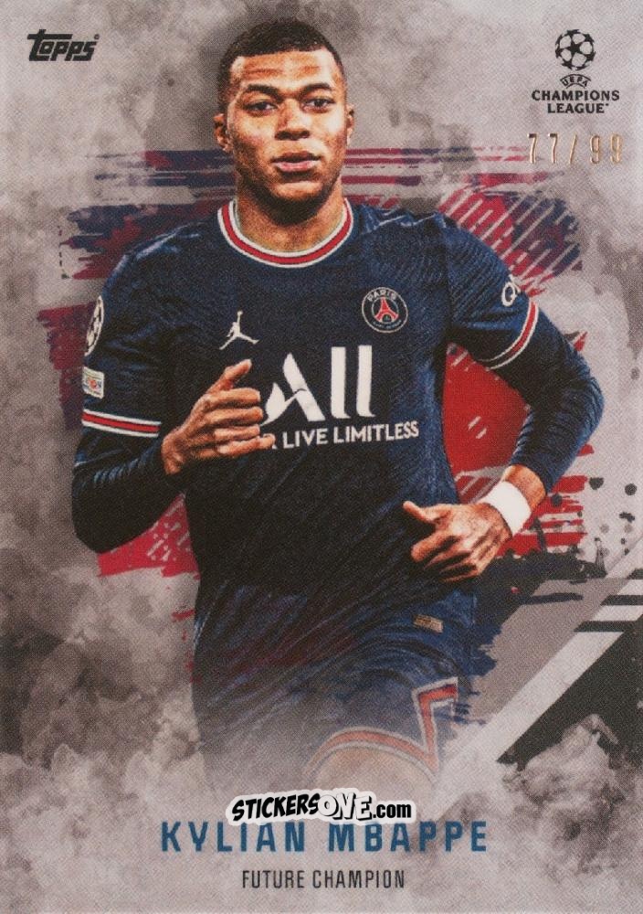 Figurina Kylian Mbappe - Future Champions by Mason Mount 2021-2022
 n. 41b - Topps