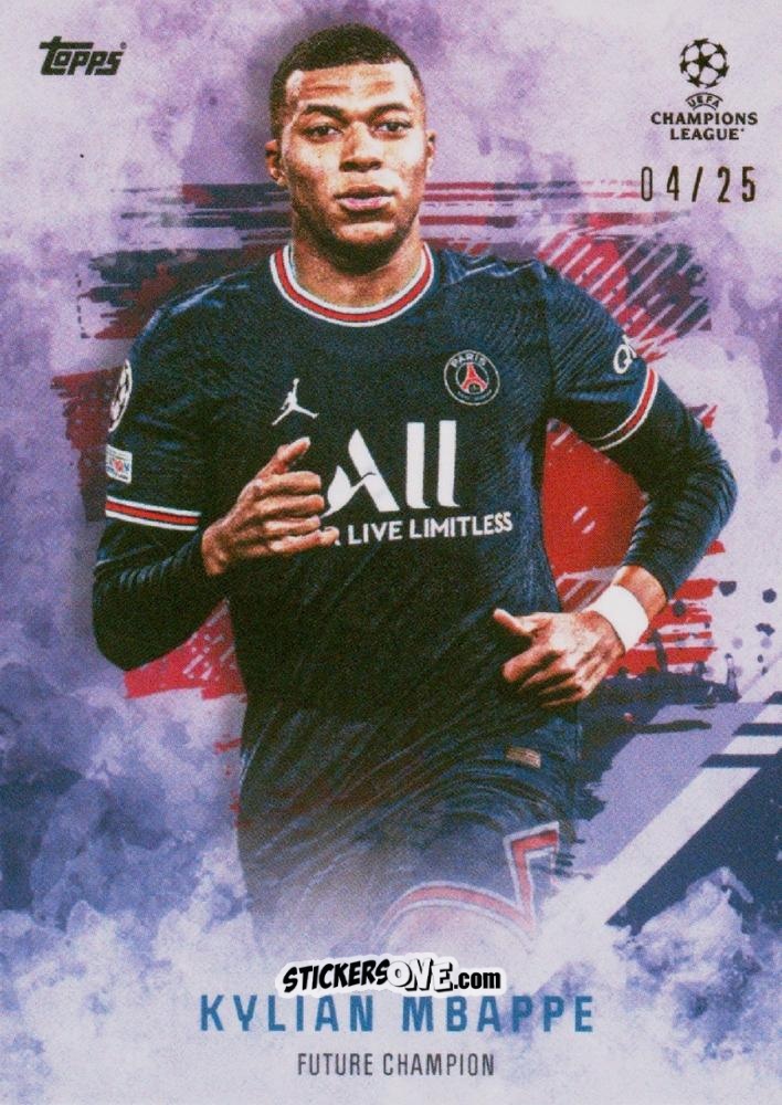 Figurina Kylian Mbappe - Future Champions by Mason Mount 2021-2022
 n. 41p - Topps