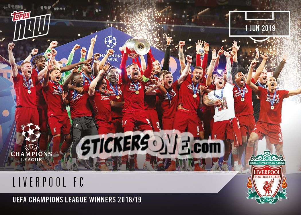 Sticker Team - Now UEFA Champions League 2018-2019
 n. 67 - Topps