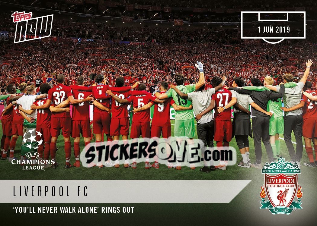 Sticker Tean - Now UEFA Champions League 2018-2019
 n. 66 - Topps