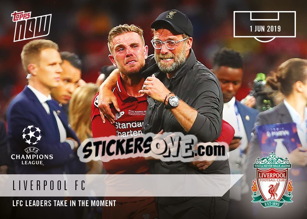 Sticker Jurgen Klopp / Jordan Henderson - Now UEFA Champions League 2018-2019
 n. 65 - Topps