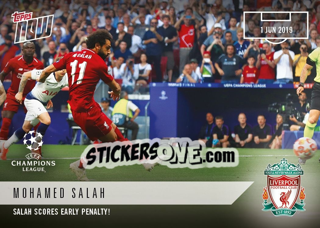 Sticker Mohamed Salah - Now UEFA Champions League 2018-2019
 n. 58 - Topps
