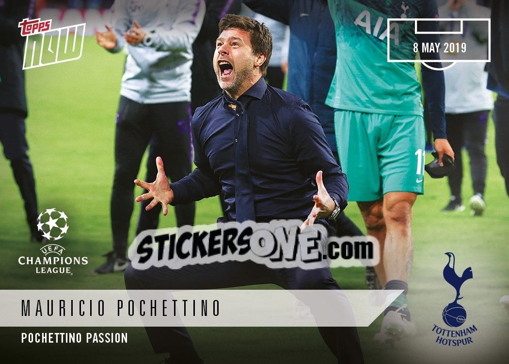 Cromo Pochettino - Now UEFA Champions League 2018-2019
 n. 56 - Topps