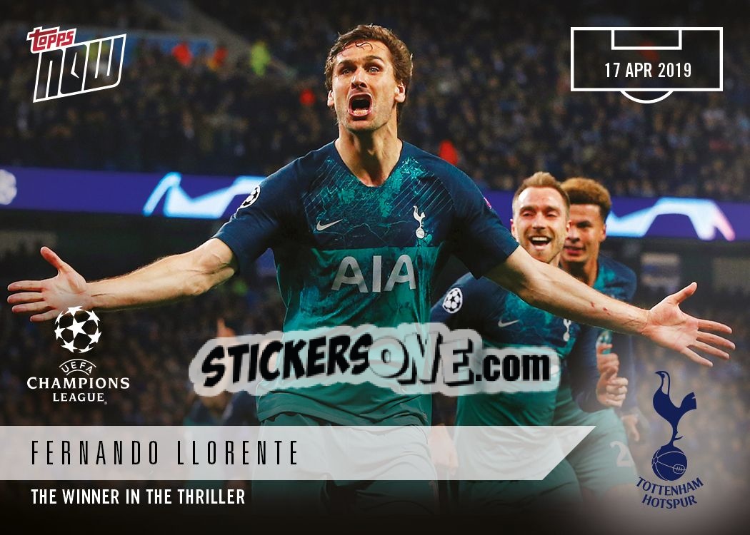 Sticker Fernando Llorente - Now UEFA Champions League 2018-2019
 n. 47 - Topps
