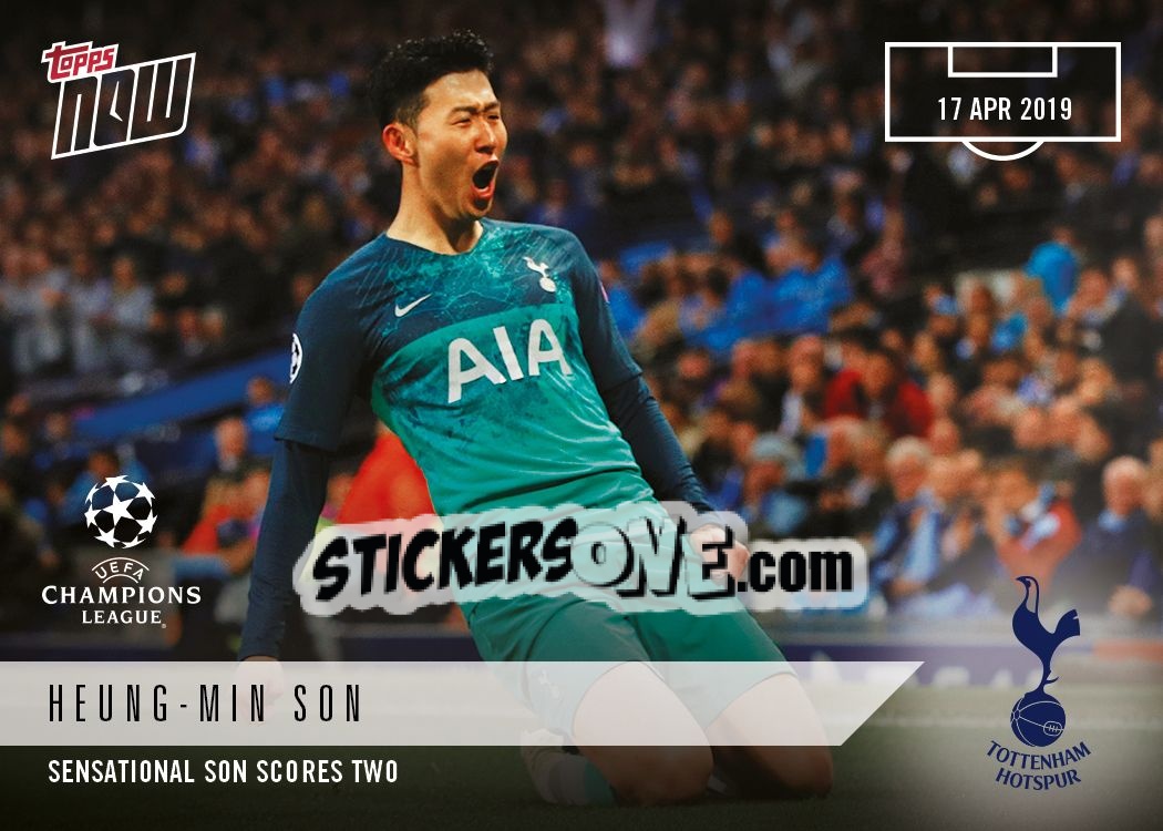 Sticker Heung-Min Son - Now UEFA Champions League 2018-2019
 n. 46 - Topps