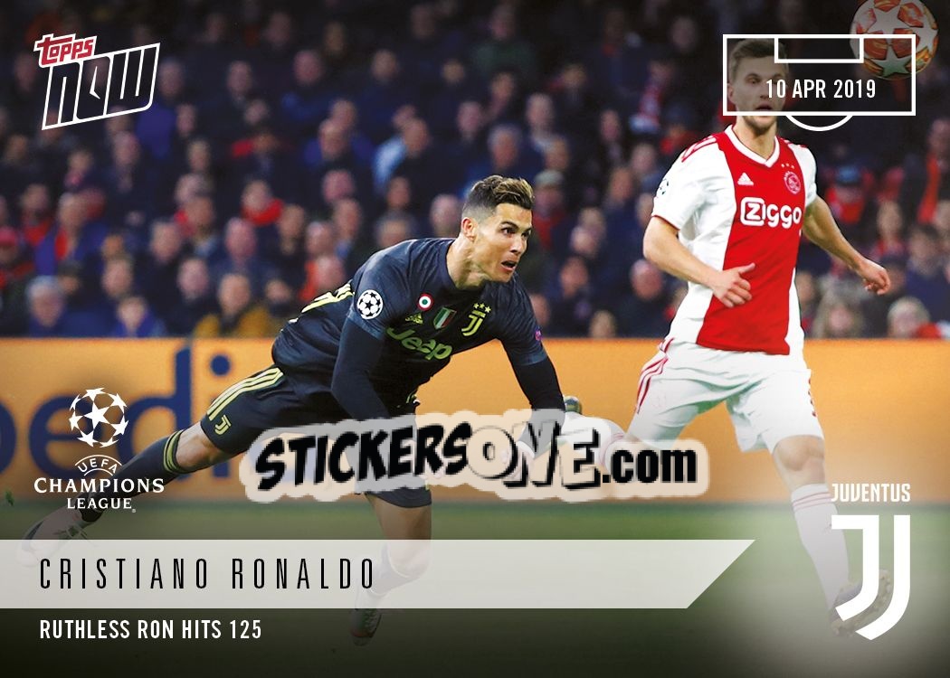 Sticker Cristiano Ronaldo - Now UEFA Champions League 2018-2019
 n. 41 - Topps