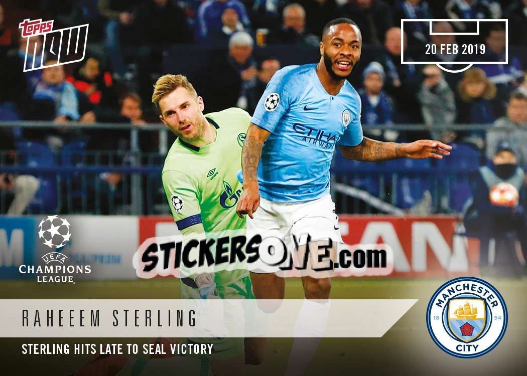 Sticker Raheem Sterling - Now UEFA Champions League 2018-2019
 n. 31 - Topps