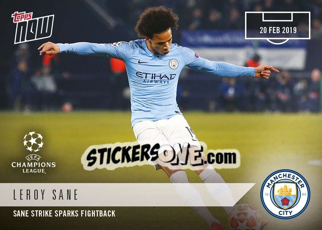 Sticker Leroy Sané - Now UEFA Champions League 2018-2019
 n. 30 - Topps