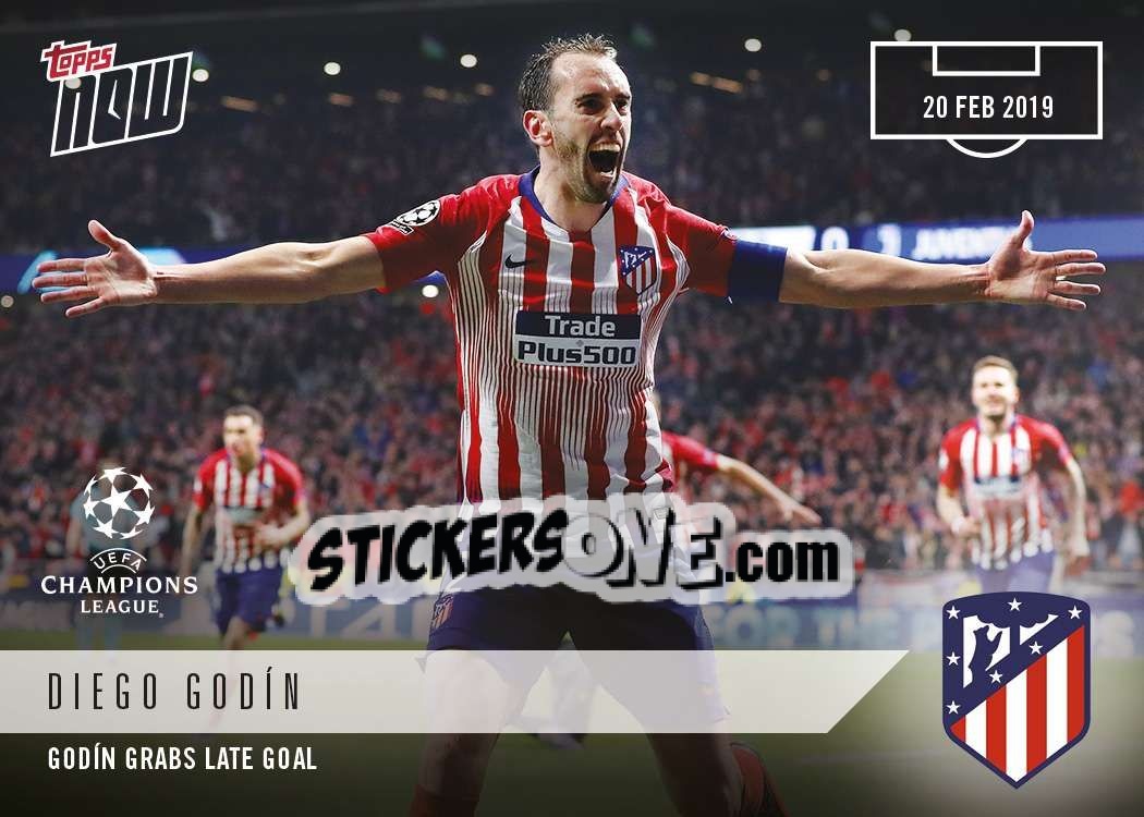 Sticker Diego Godin - Now UEFA Champions League 2018-2019
 n. 29 - Topps
