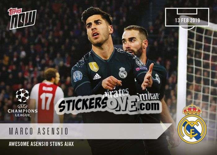 Sticker Marco Asensio - Now UEFA Champions League 2018-2019
 n. 27 - Topps