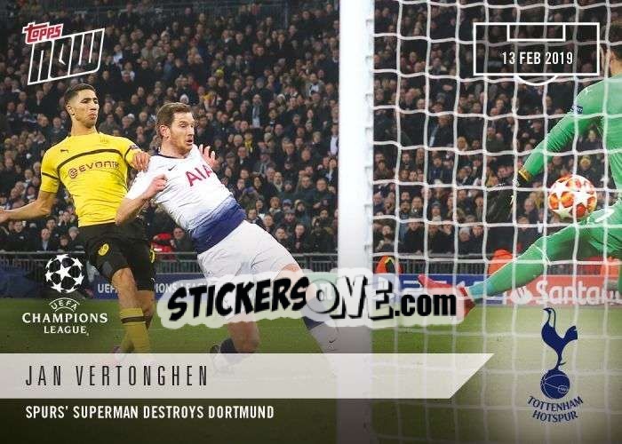 Sticker Jan Vertonghen - Now UEFA Champions League 2018-2019
 n. 26 - Topps