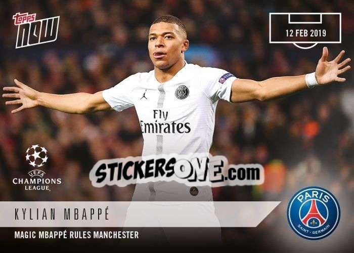 Sticker Kylian Mbappe - Now UEFA Champions League 2018-2019
 n. 24 - Topps