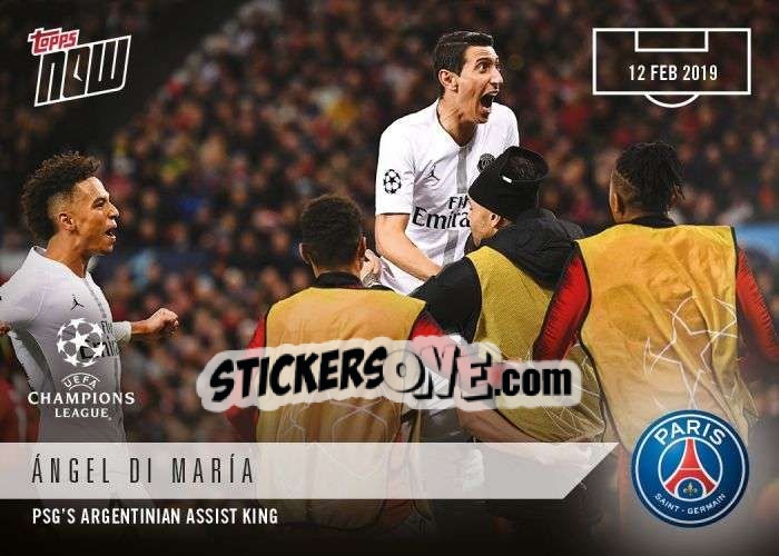 Sticker Angel Di Maria - Now UEFA Champions League 2018-2019
 n. 23 - Topps