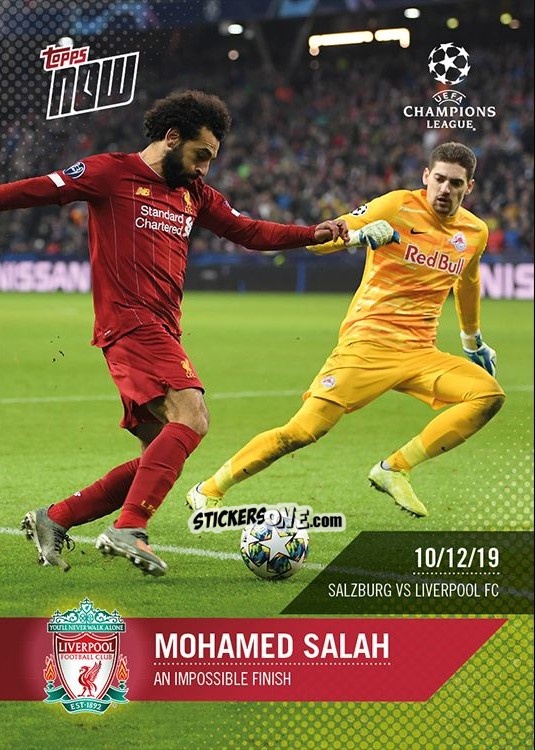 Sticker Mohamed Salah - Now UEFA Champions League 2019-2020
 n. 29 - Topps