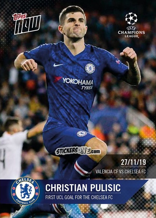 Sticker Christian Pulisic - Now UEFA Champions League 2019-2020
 n. 28 - Topps