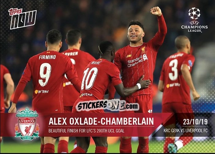 Sticker Alex Oxlade-Chamberlain - Now UEFA Champions League 2019-2020
 n. 21 - Topps
