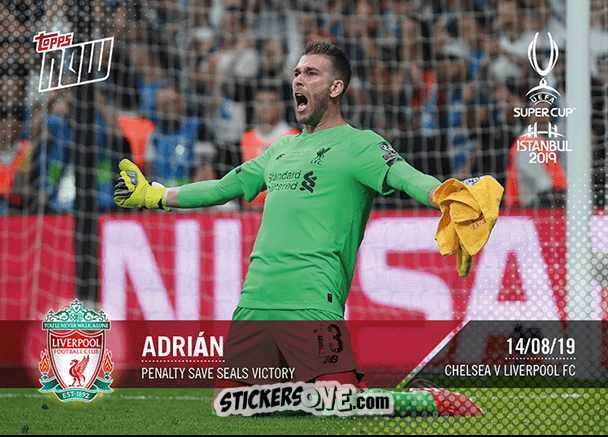 Cromo Adrian - Now Uefa Champions League 2019-2020 n. 4 - Topps