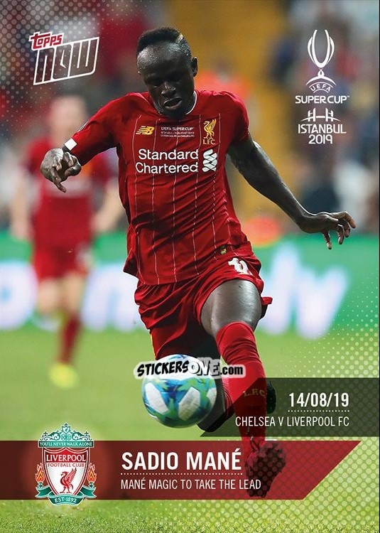 Sticker Sadio Mané - Now UEFA Champions League 2019-2020
 n. 3 - Topps