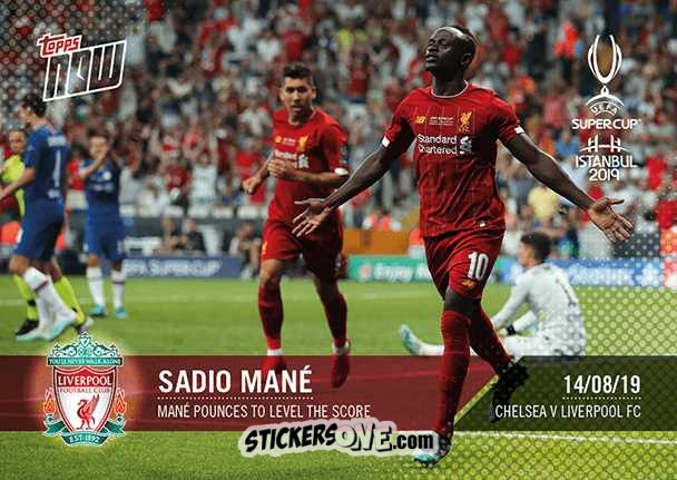Figurina Sadio Mané - Now Uefa Champions League 2019-2020 n. 2 - Topps