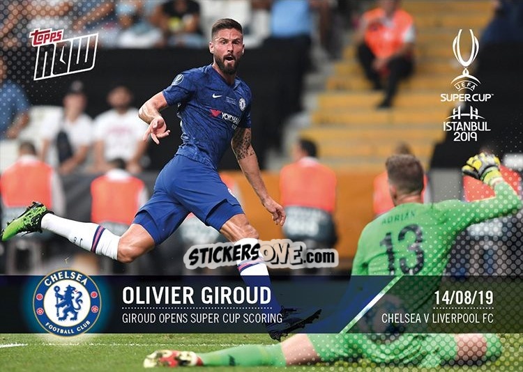 Sticker Olivier Giroud - Now UEFA Champions League 2019-2020
 n. 1 - Topps