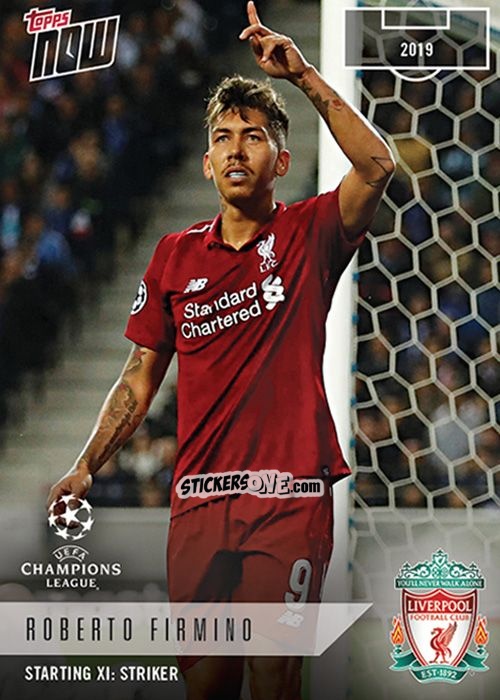 Sticker Roberto Firmino - Now UEFA Champions League 2019-2020
 n. XI-22 - Topps