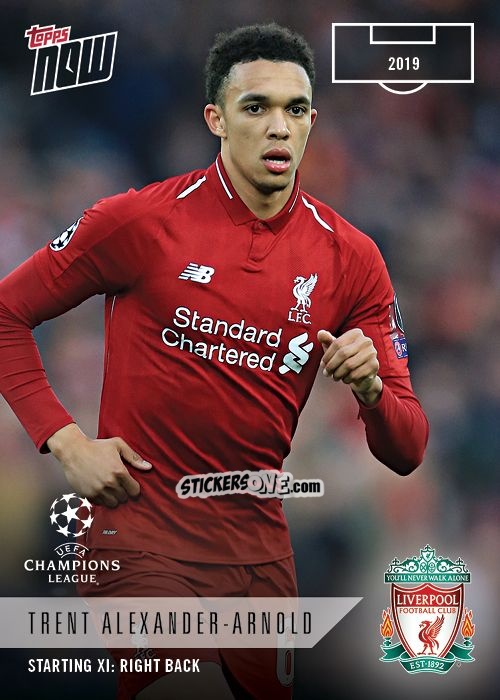 Sticker Trent Alexander-Arnold - Now UEFA Champions League 2019-2020
 n. XI-8 - Topps