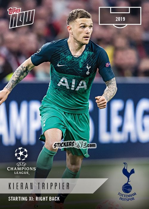 Sticker Kieran Trippier - Now UEFA Champions League 2019-2020
 n. XI-7 - Topps