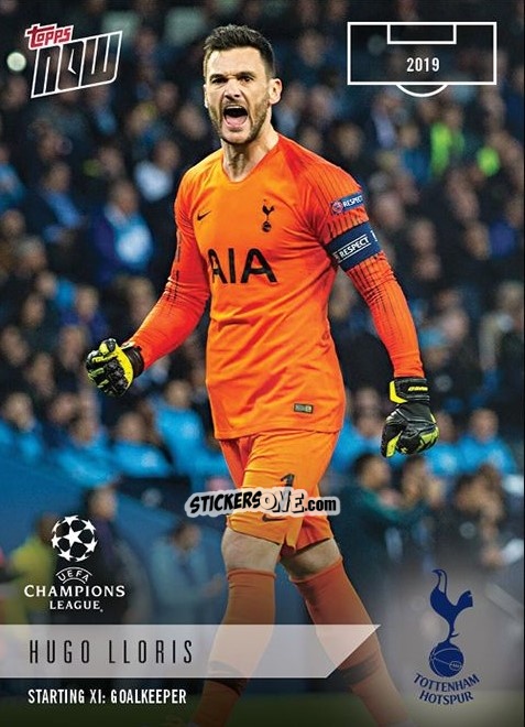 Sticker Hugo Lloris - Now UEFA Champions League 2019-2020
 n. XI-3 - Topps