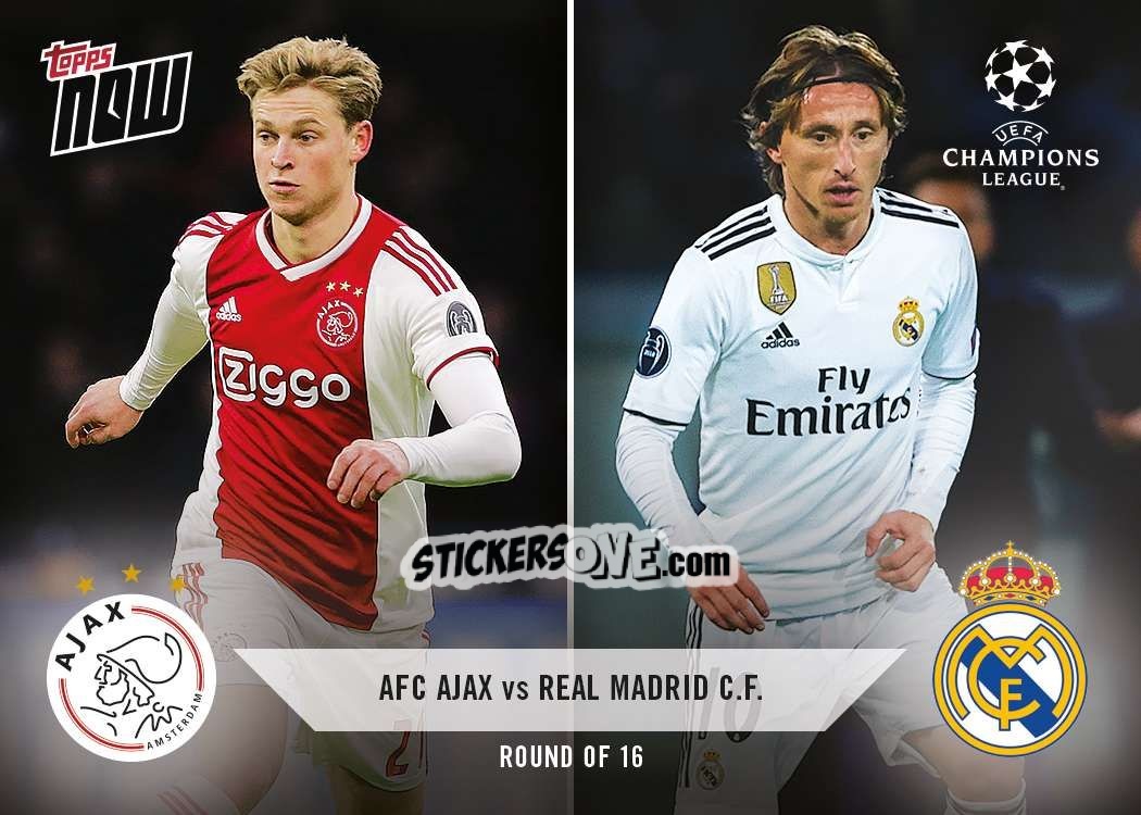 Cromo Frenkie De Jong / Luka Modric - Now UEFA Champions League 2019-2020
 n. R7 - Topps