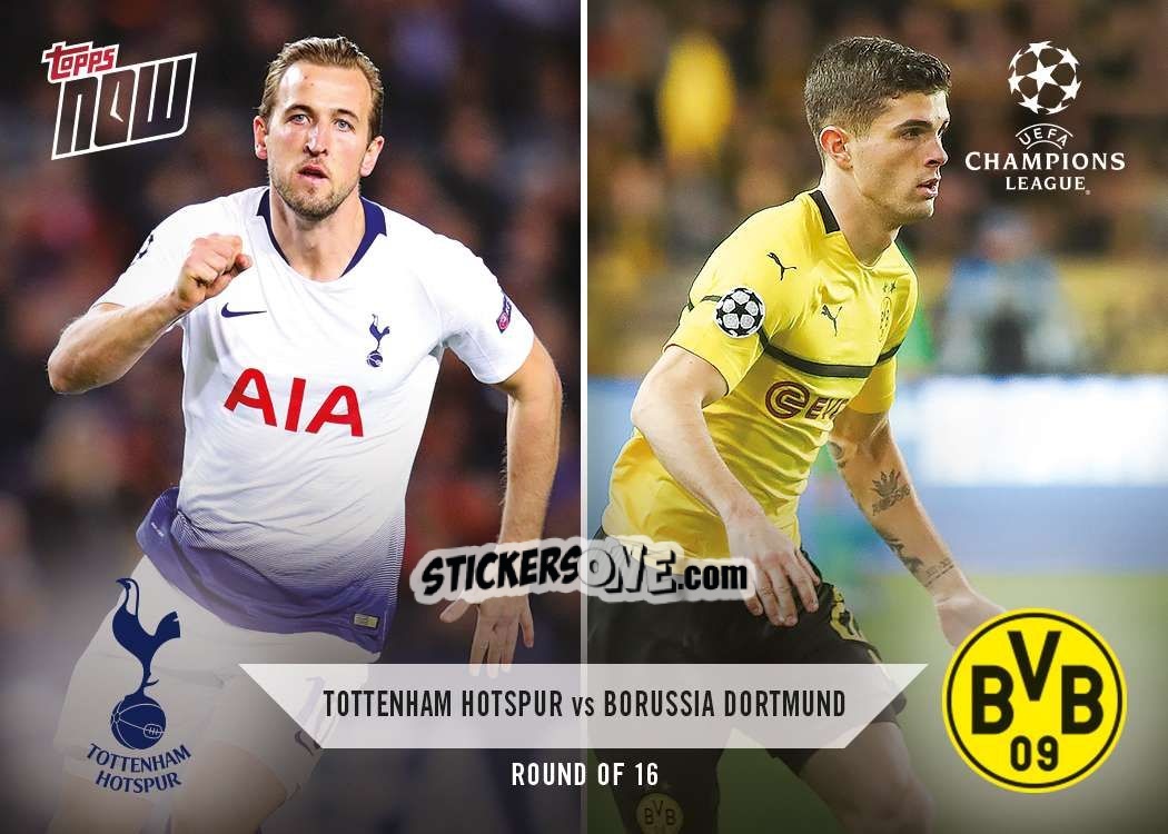 Sticker Harry Kane / Christian Pulisic - Now UEFA Champions League 2019-2020
 n. R4 - Topps