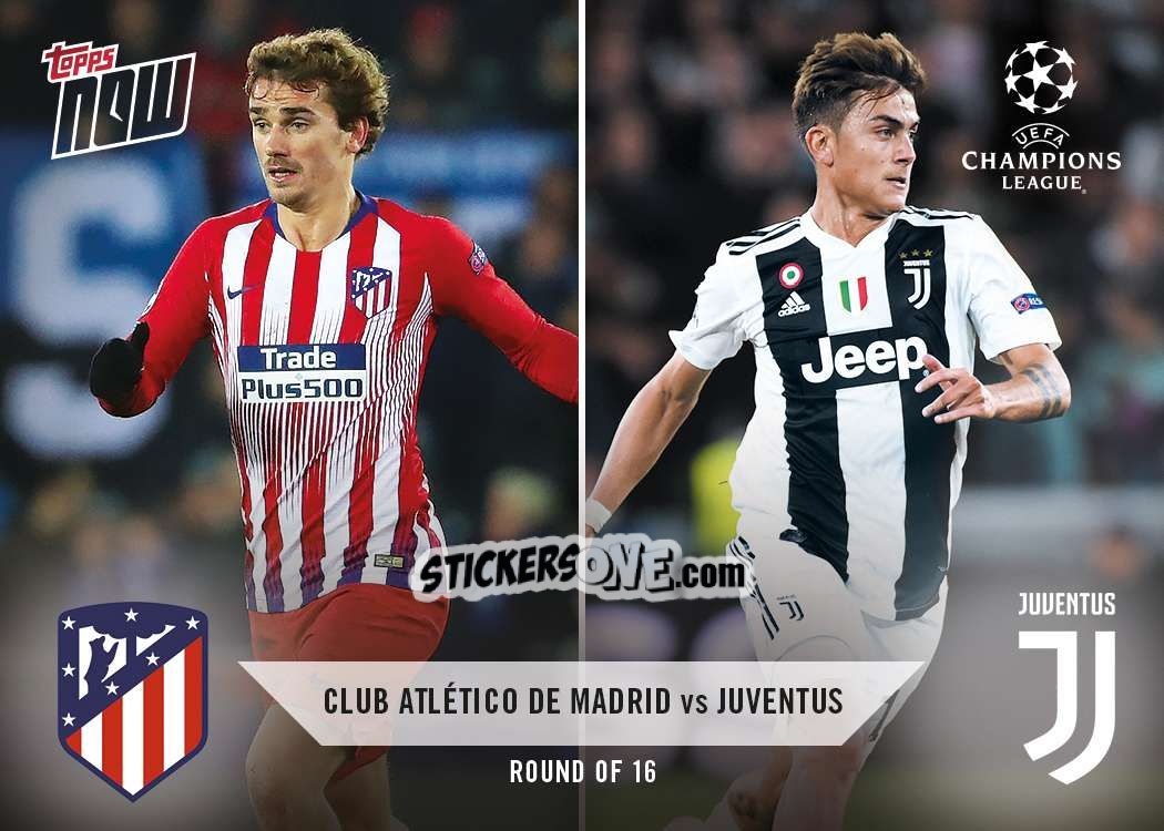Sticker Antoine Griezmann / Paulo Dybala - Now UEFA Champions League 2019-2020
 n. R2 - Topps
