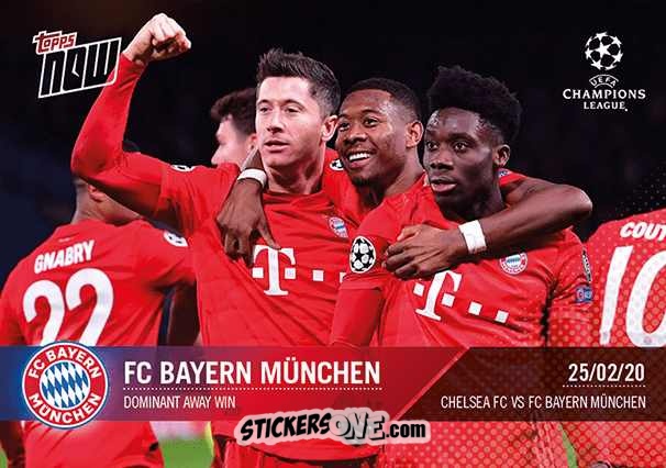 Cromo Fc Bayern München - Now Uefa Champions League 2019-2020 n. 40 - Topps