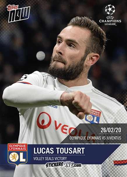 Cromo Lucas Tousart - Now Uefa Champions League 2019-2020 n. 42 - Topps