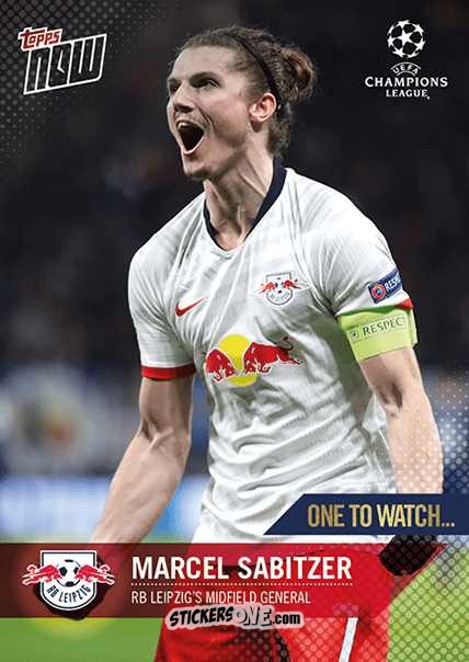 Cromo Marcel Sabitzer - Now Uefa Champions League 2019-2020 n. 52 - Topps