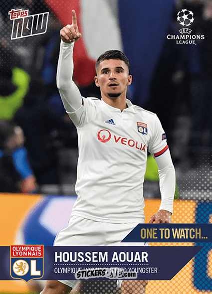 Cromo Houssem Aouar - Now Uefa Champions League 2019-2020 n. 57 - Topps